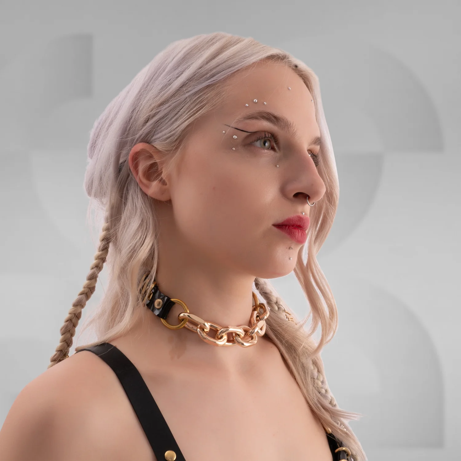 Black Chain PVC Choker