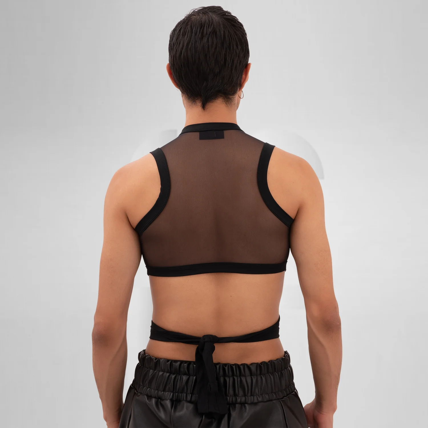 Bound Gender-Neutral Mesh Top - Image 8