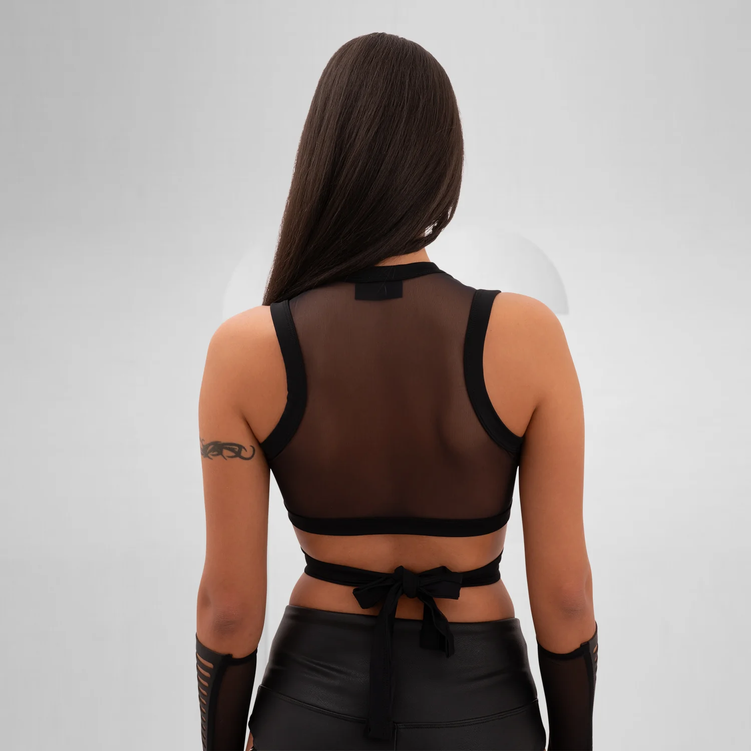 Bound Gender-Neutral Mesh Top - Image 9