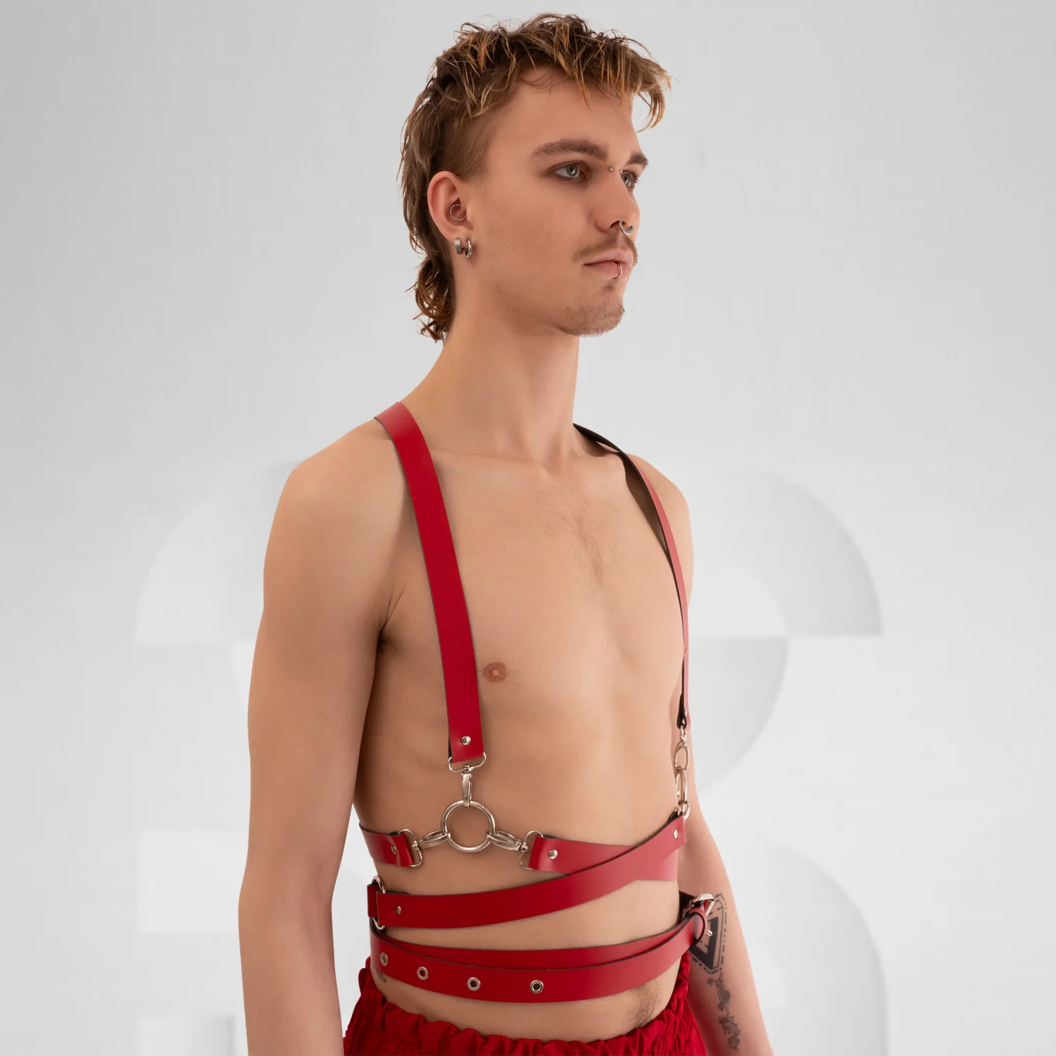 Cross-Strap Body Harness Men - Image 4
