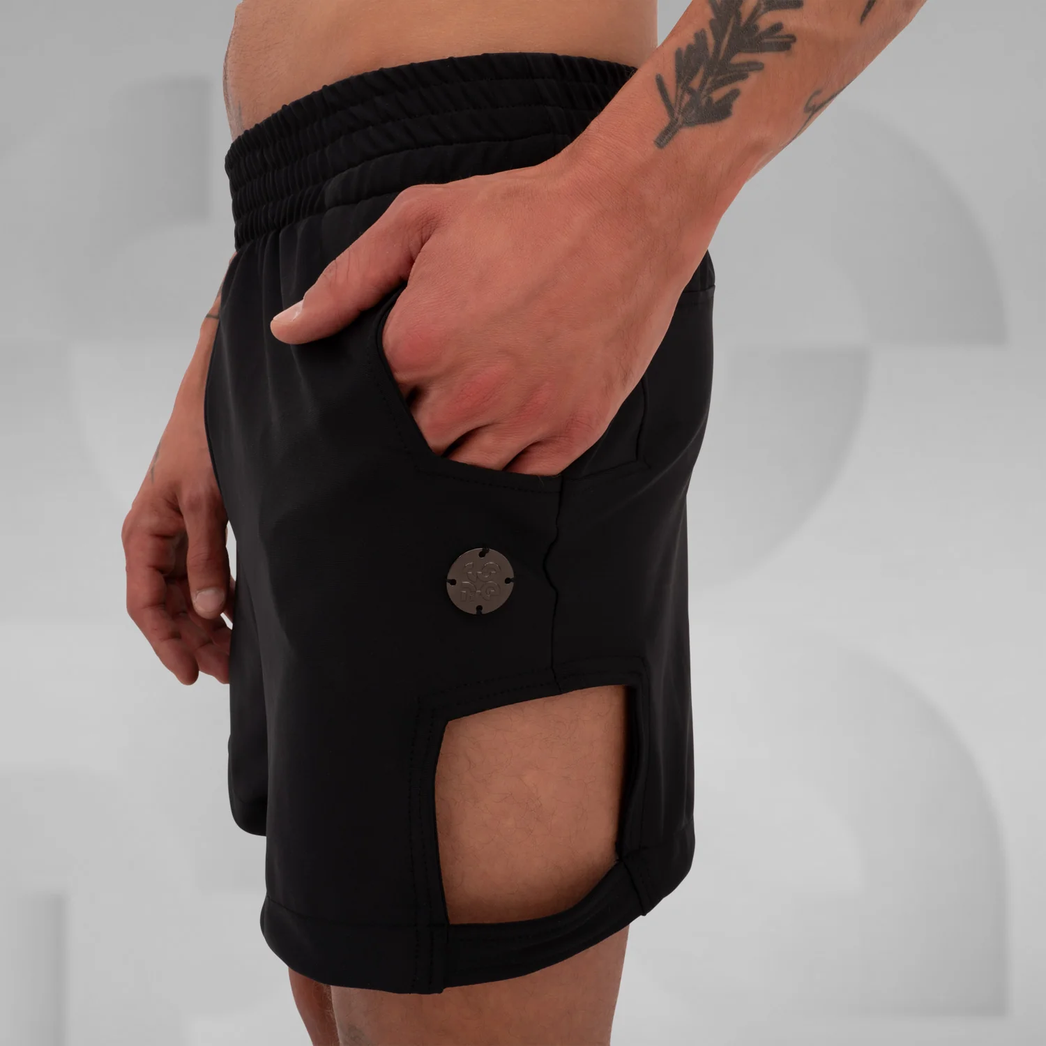 Cut-Out Utility Shorts - Image 3