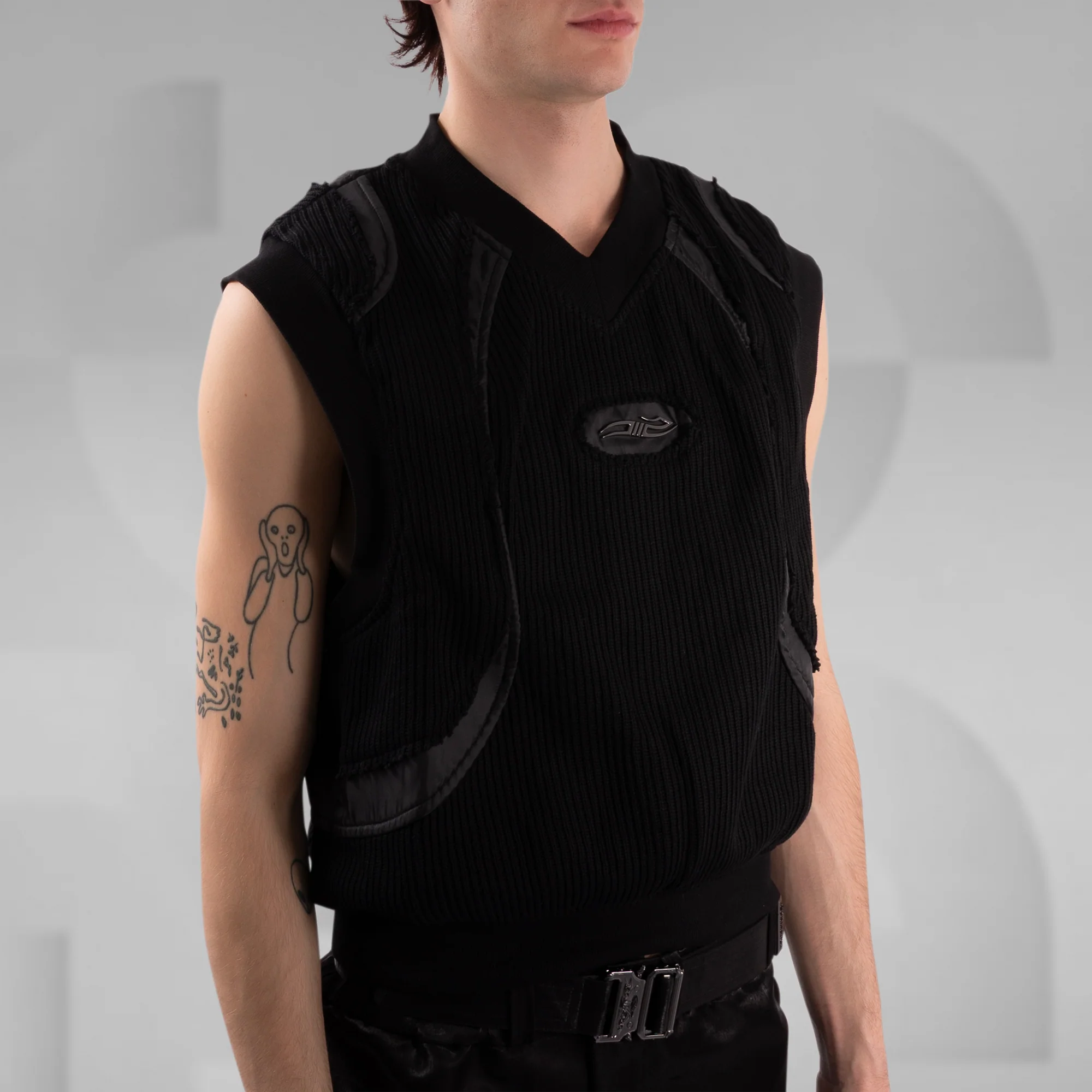 Experimental Knit sweater vest - Image 2
