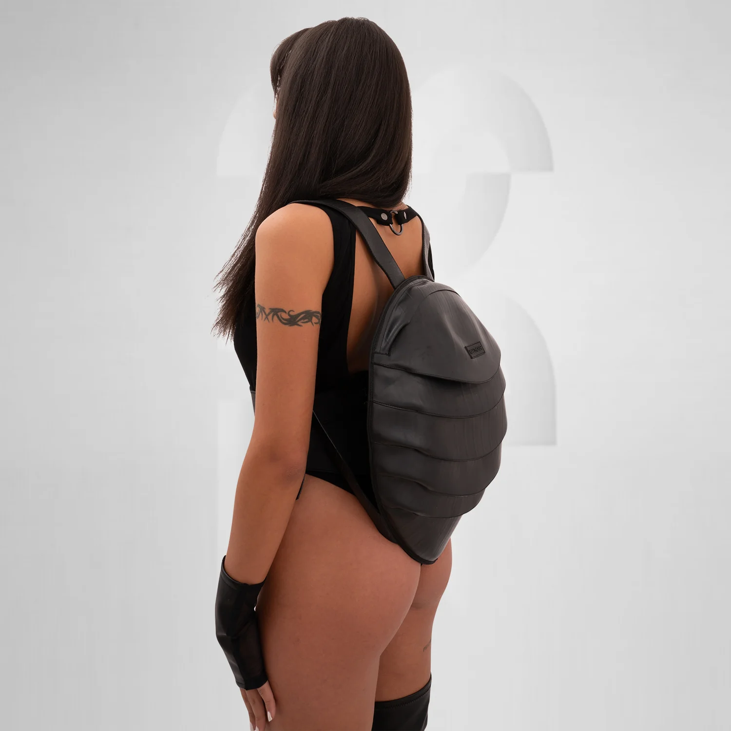 Faux Leather Anti-Spy Backpack - Image 3