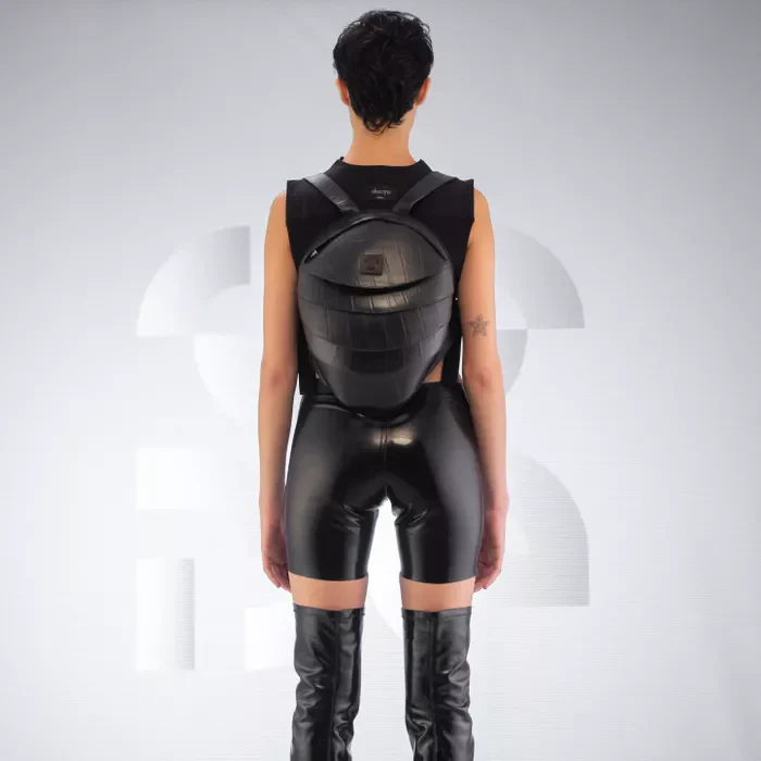 Faux Leather Anti-Spy Backpack - Image 4