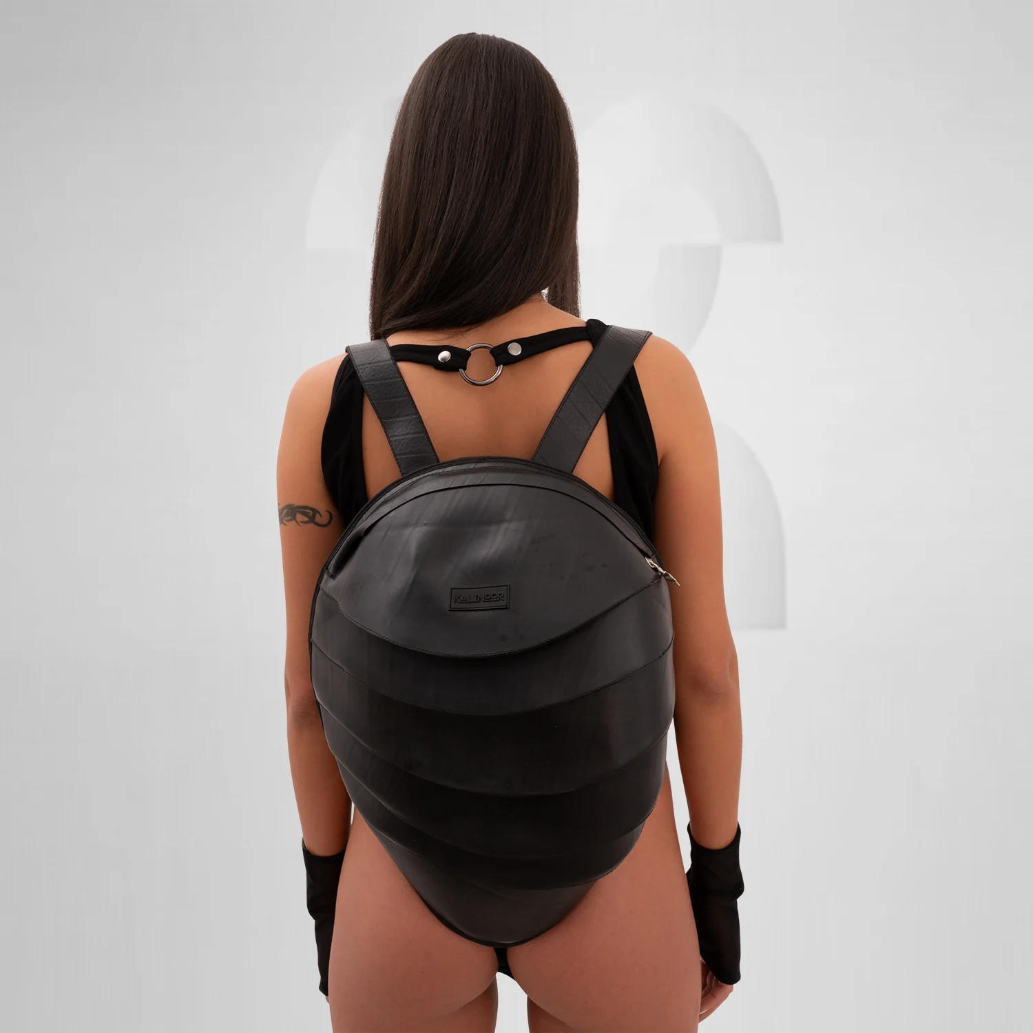 Faux Leather Anti-Spy Backpack - Image 8