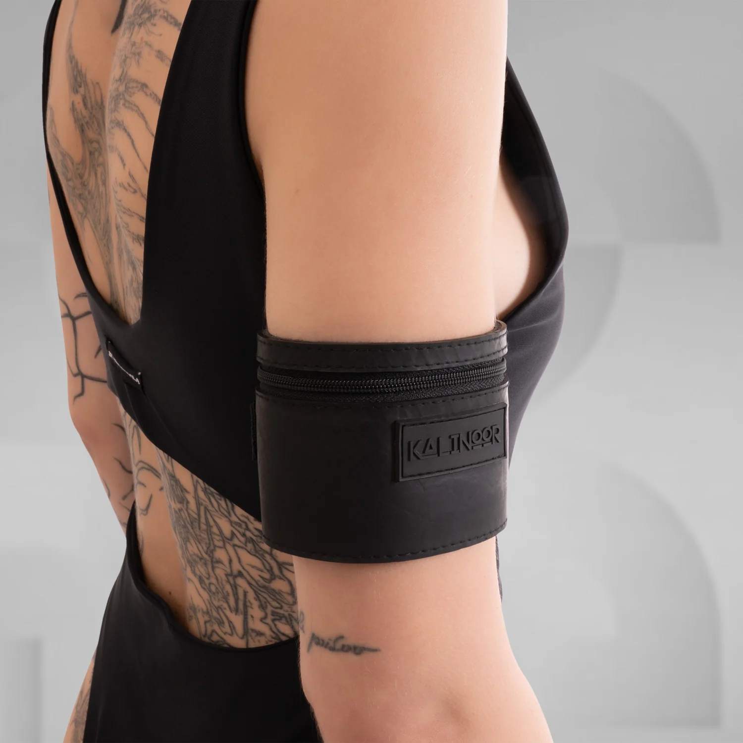 Faux Leather Arm Bag
