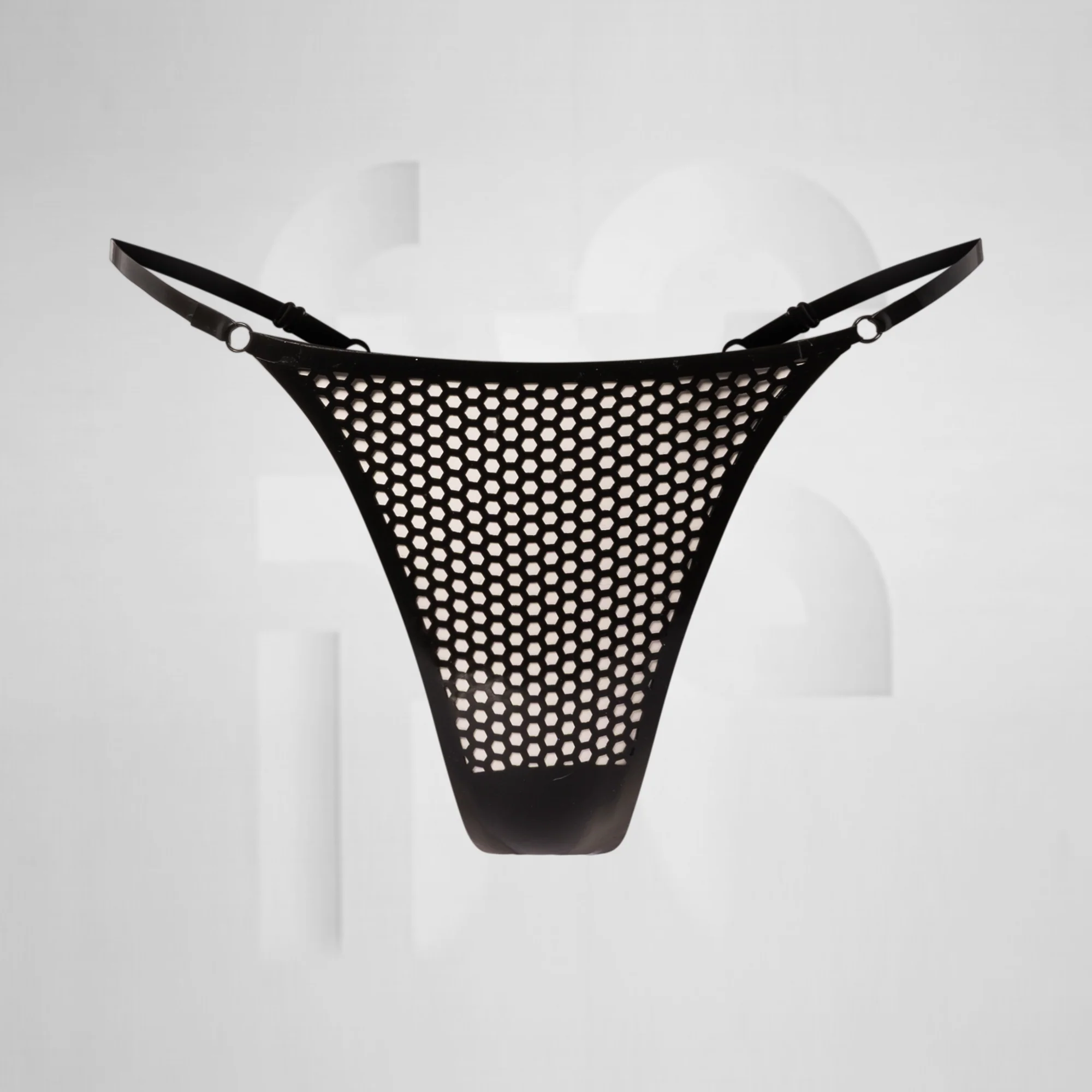 Geometric Latex Thong - Image 4
