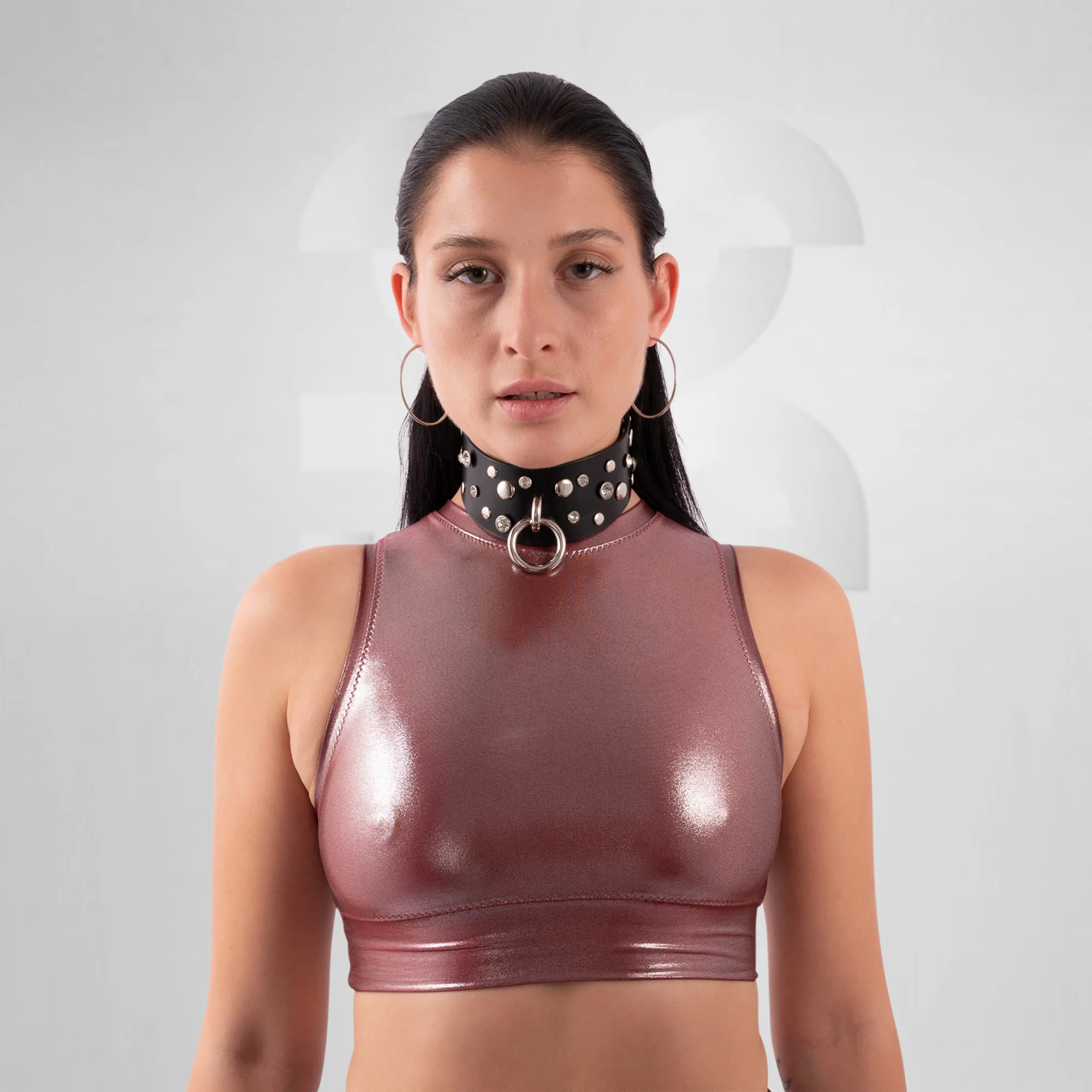 Glossy Crop Top - Image 3