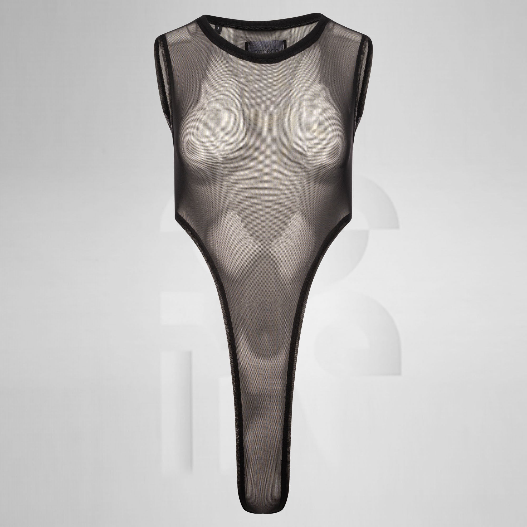High-Cut Transparent Bodysuit - Image 5