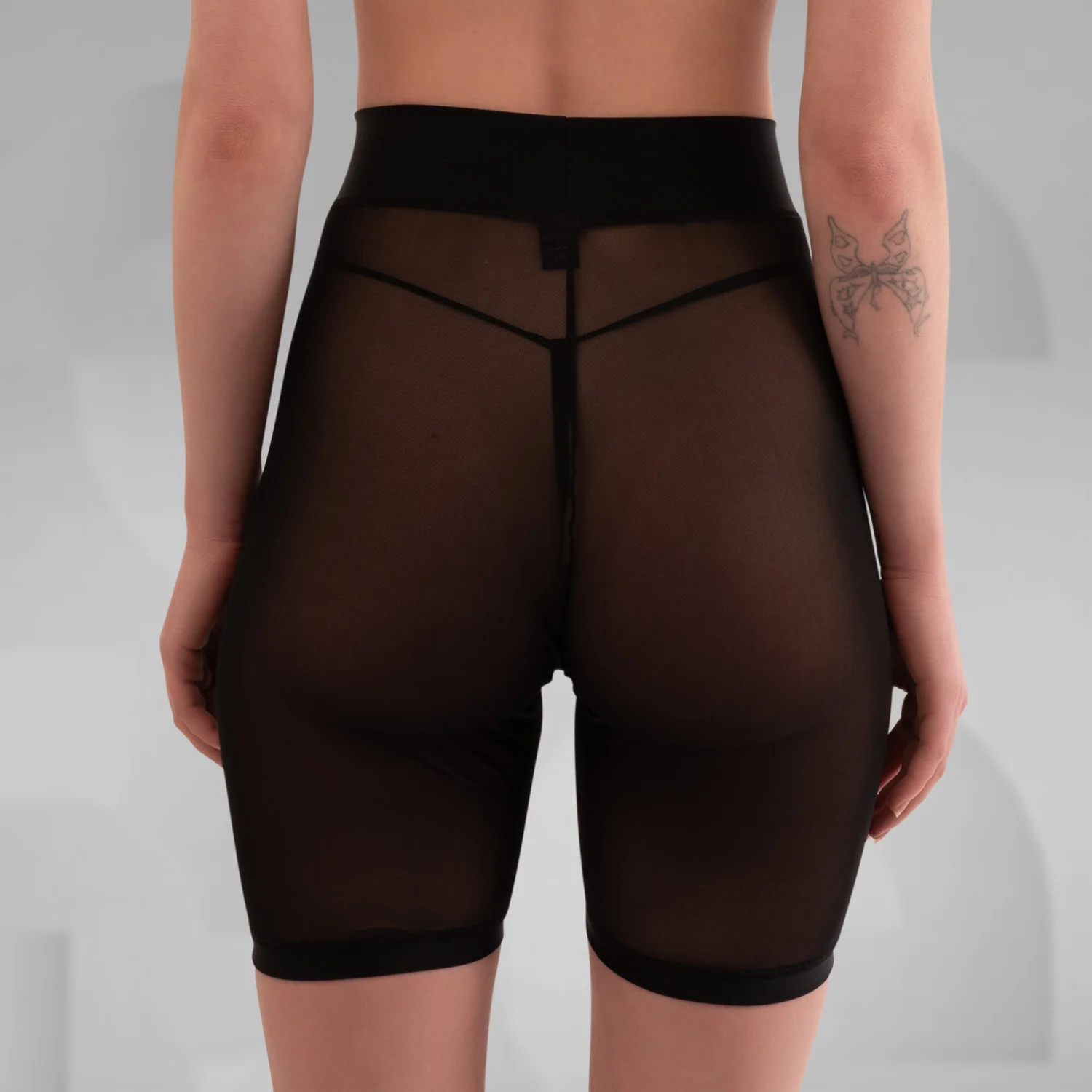 High-Waist Mesh Shorts - Image 6
