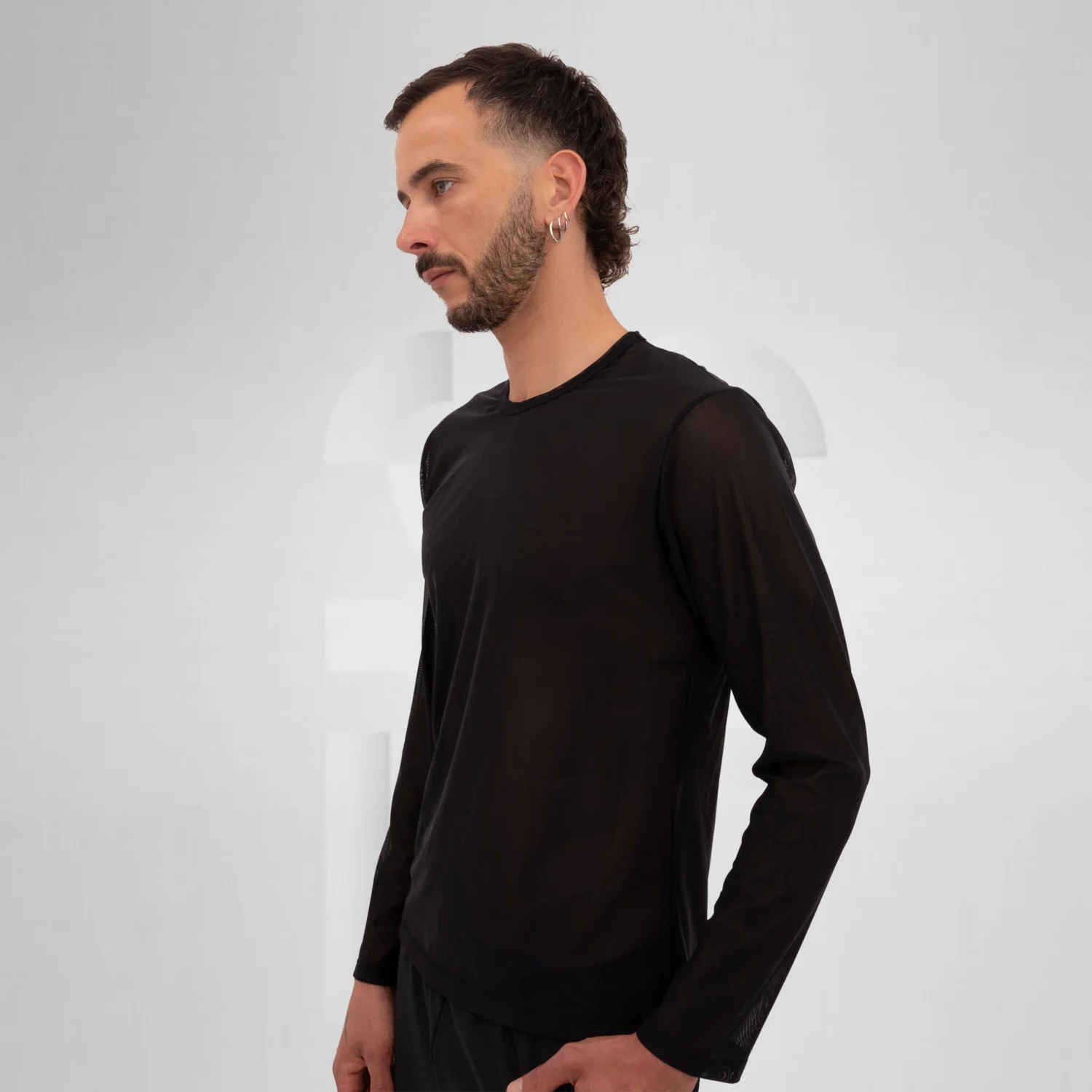 Mesh Longsleeve Black