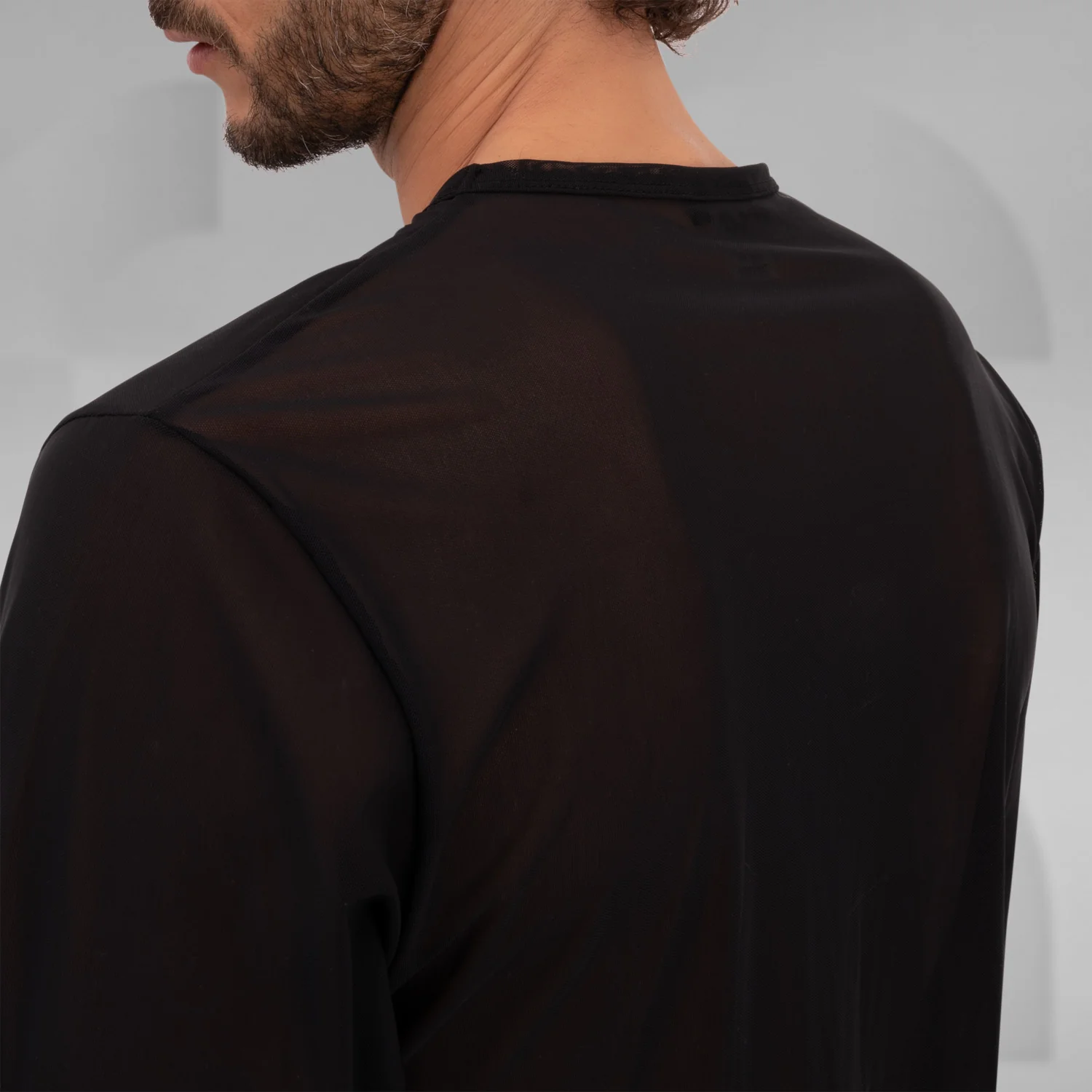 Mesh Longsleeve Black - Image 3
