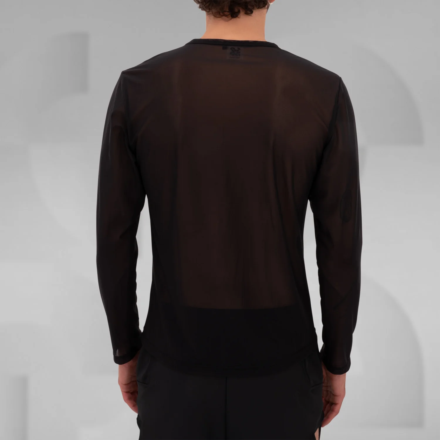 Mesh Longsleeve Black - Image 4