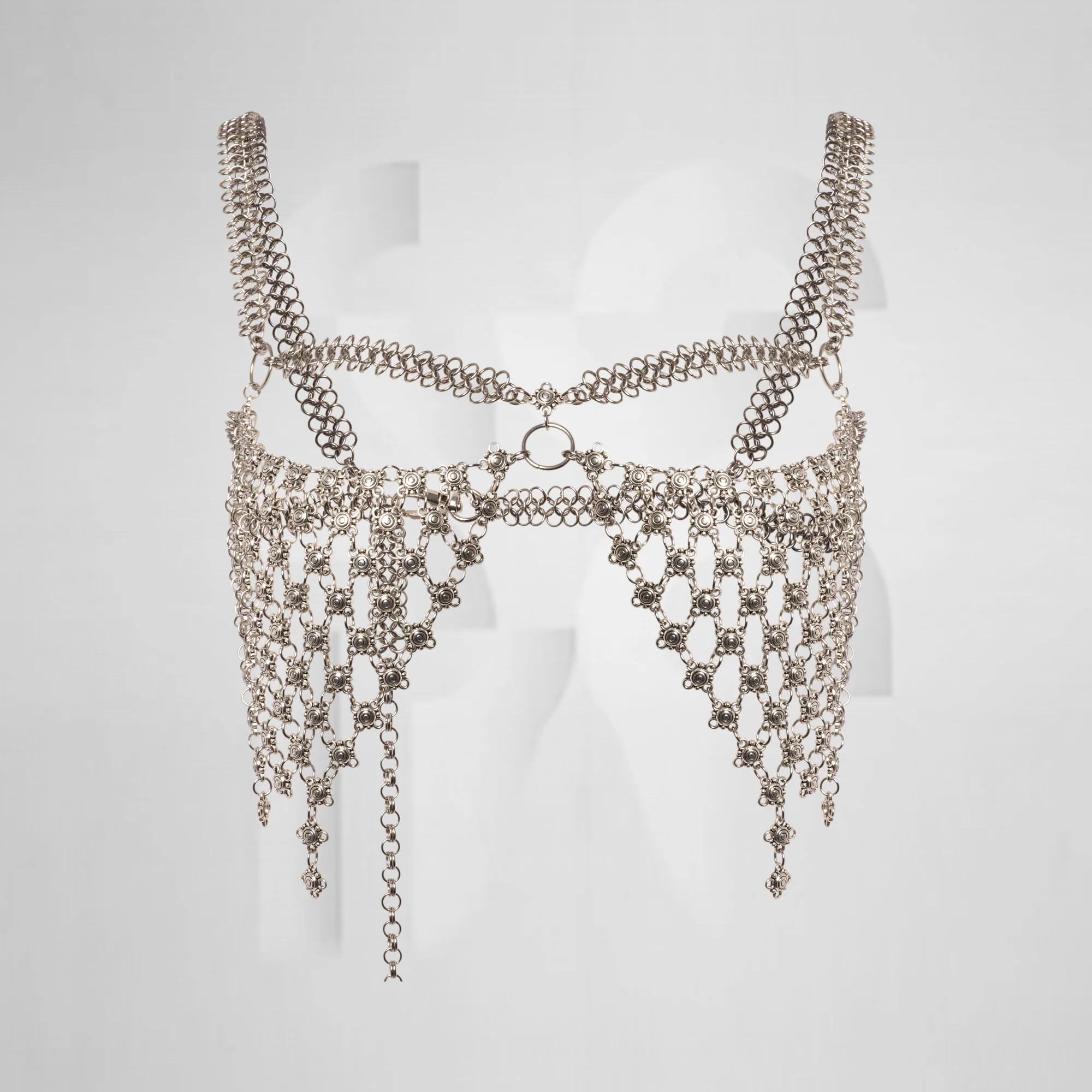 Metal Flower Bra