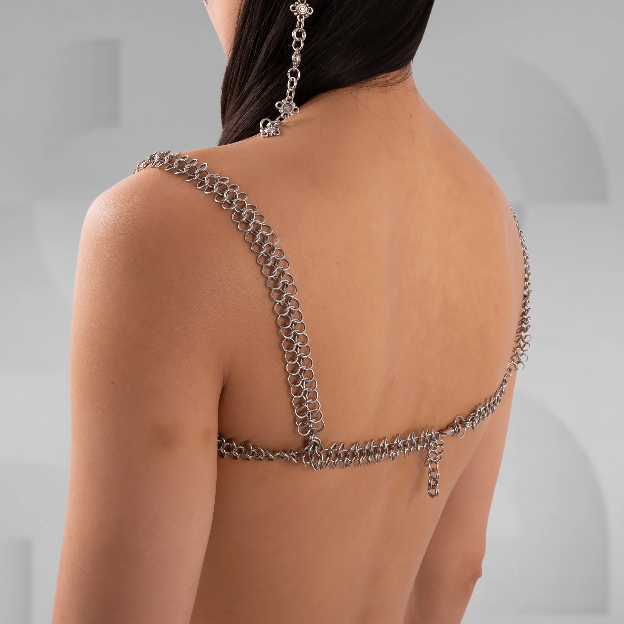 Metal Flower Bra - Image 5