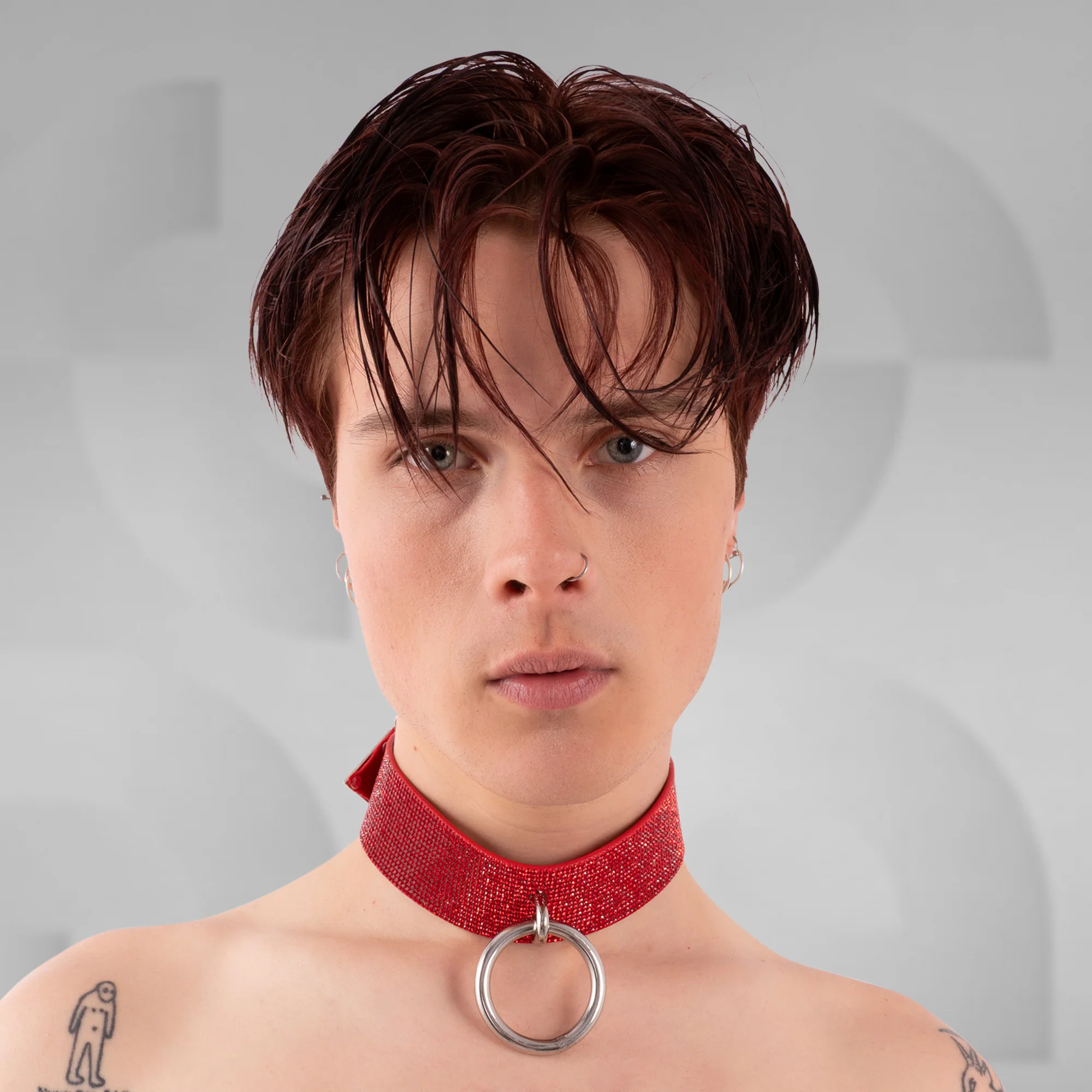 Rhinestones Choker Ring - Image 4