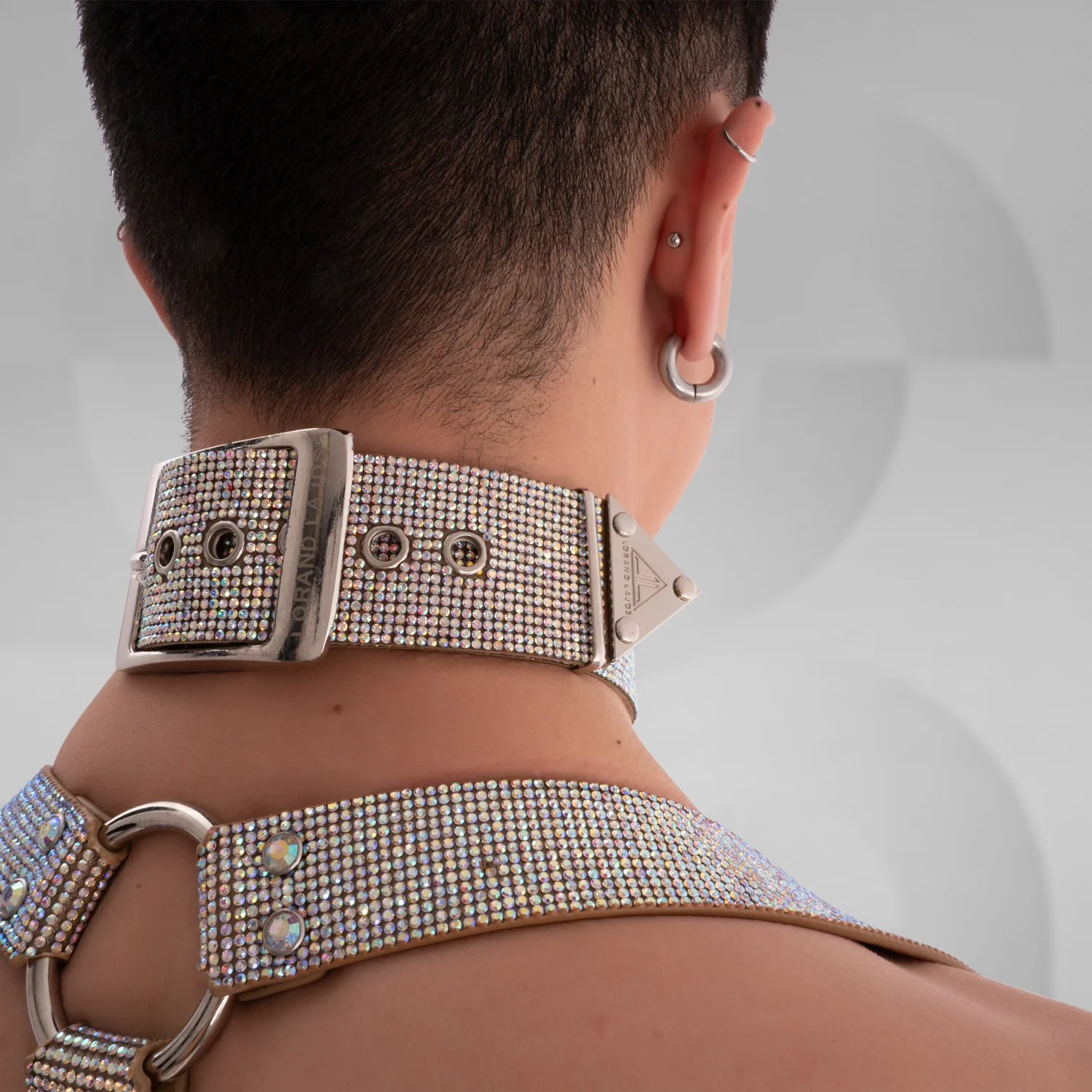 Rhinestones Choker Ring - Image 6