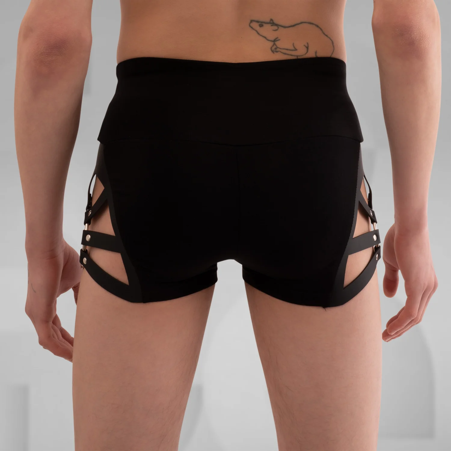 Ring-Detail Mini Shorts - Image 5