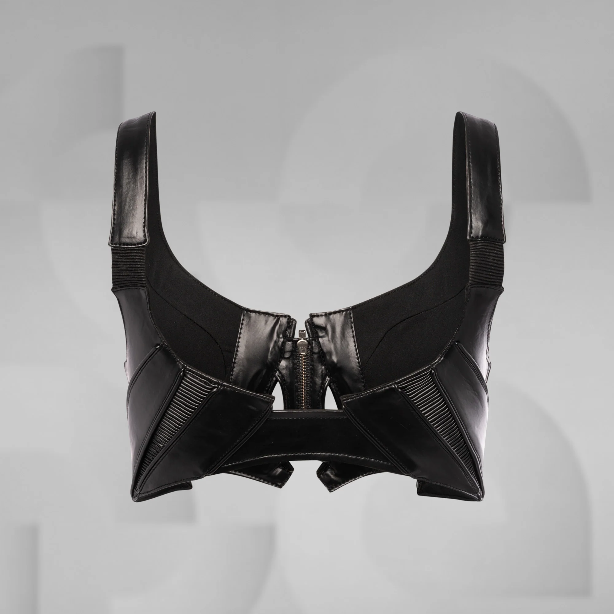 Sculptural shiny Bustier - Image 2
