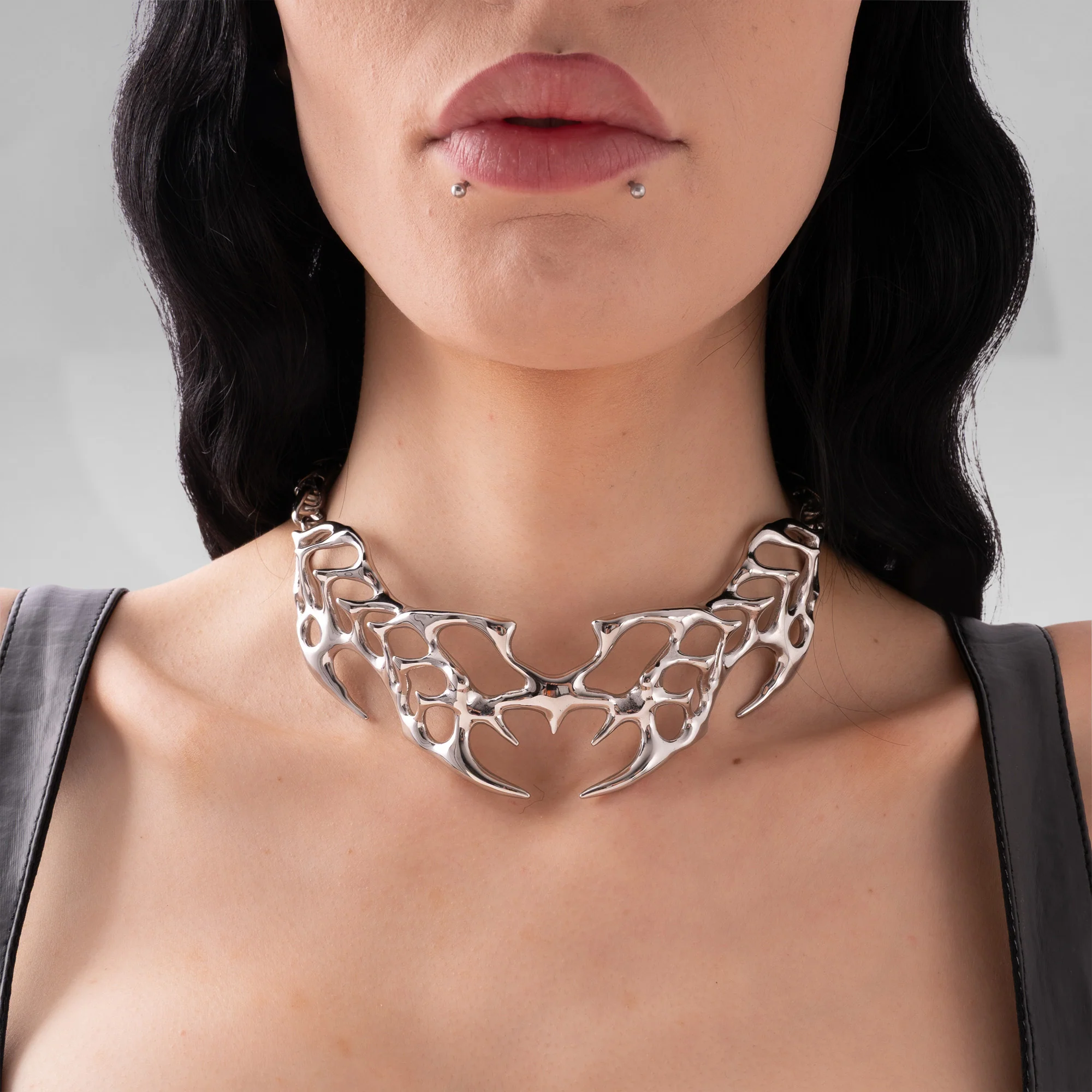 Sculptural Tribal Choker