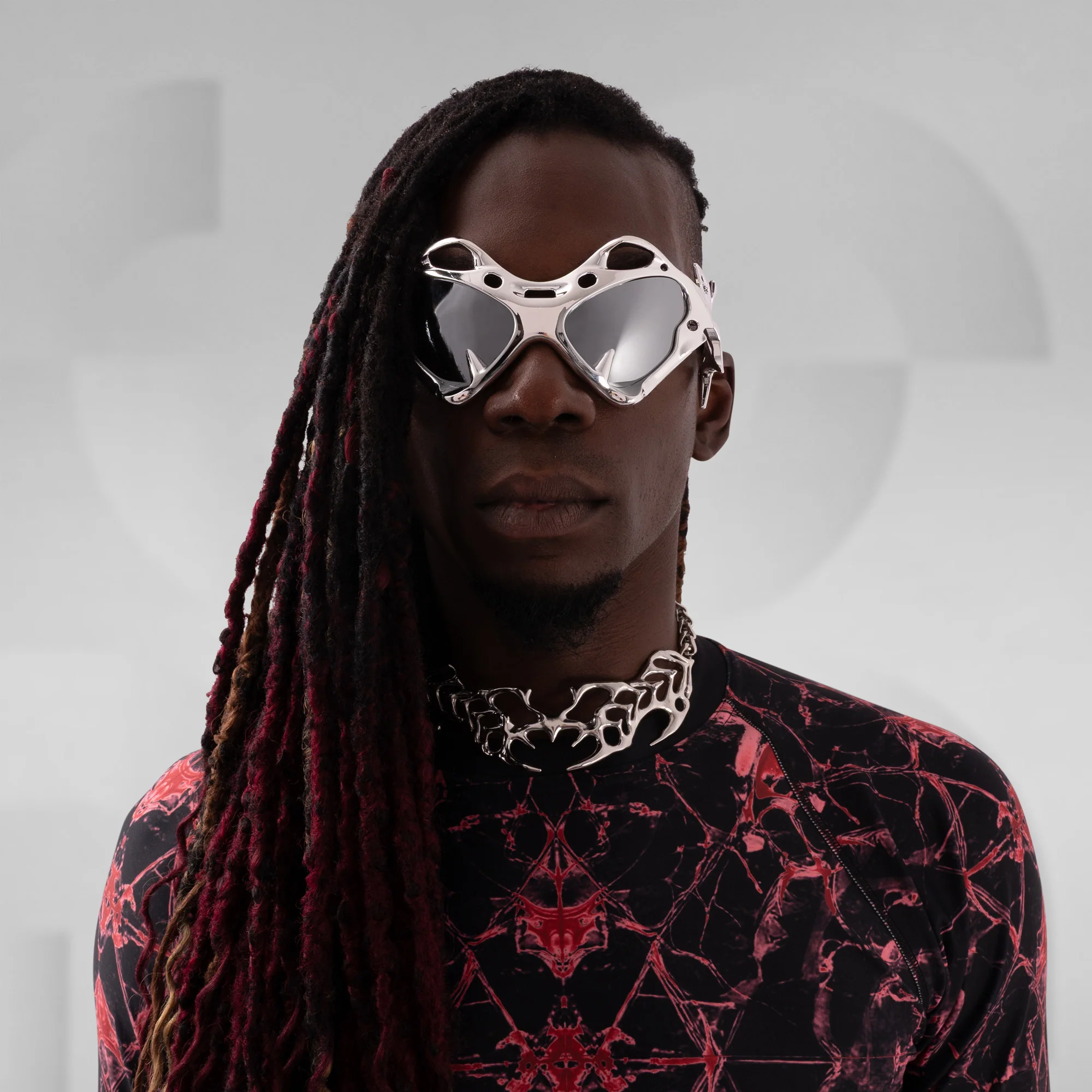 Sculptural Tribal Sunglasses - Image 7