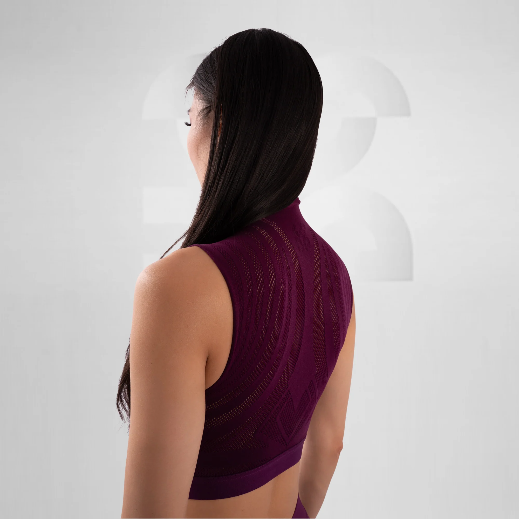Second Skin Top Aubergine - Image 5