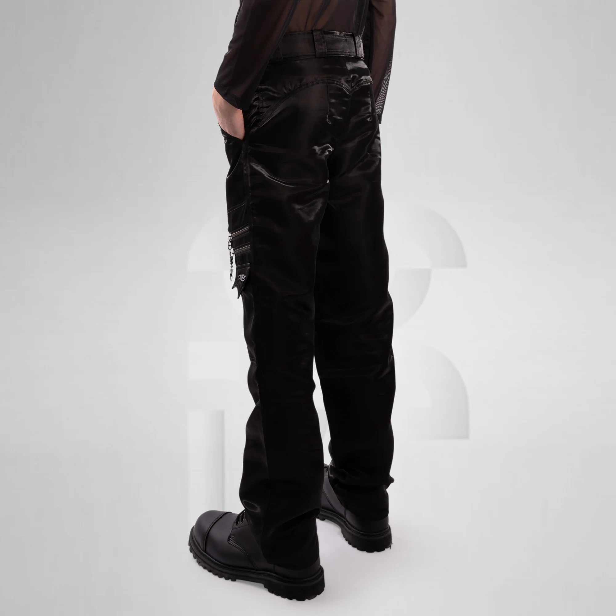 Shiny Cargo Pants - Image 6