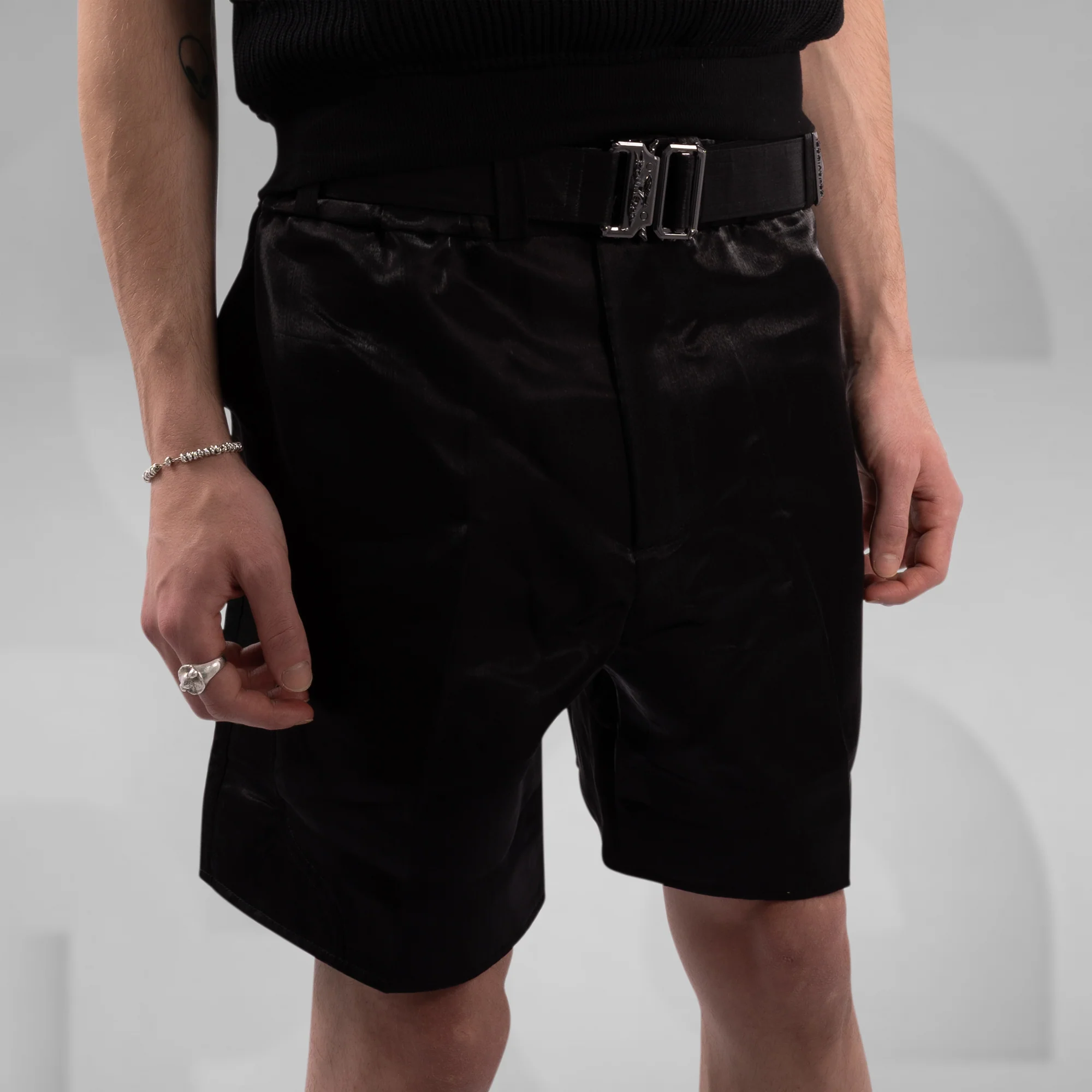 Shiny Cargo Shorts - Image 2