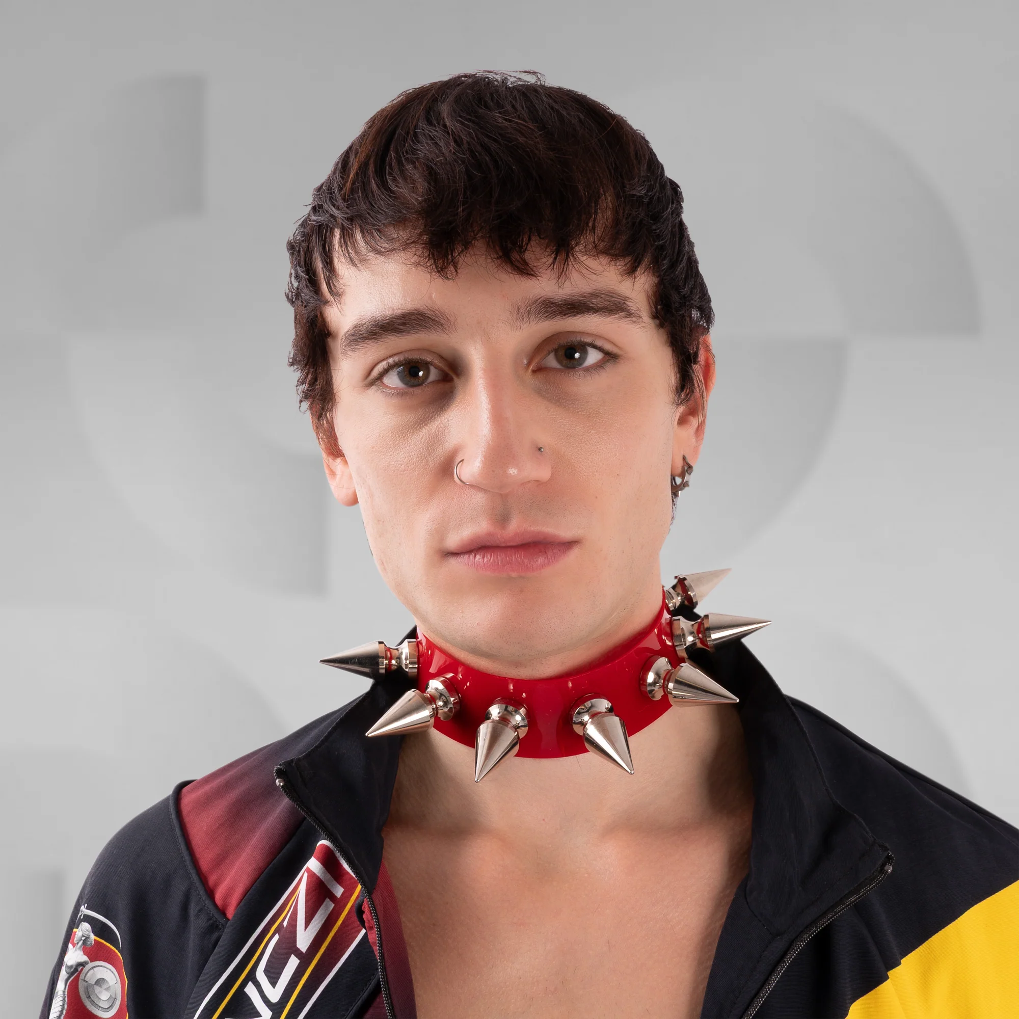 Spiky Vinyl Choker - Image 2