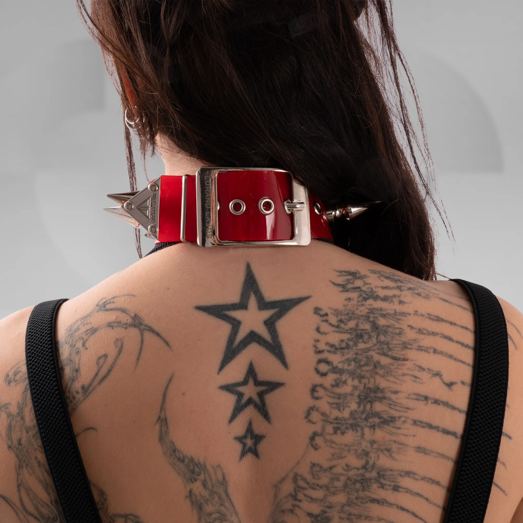 Spiky Vinyl Choker - Image 5