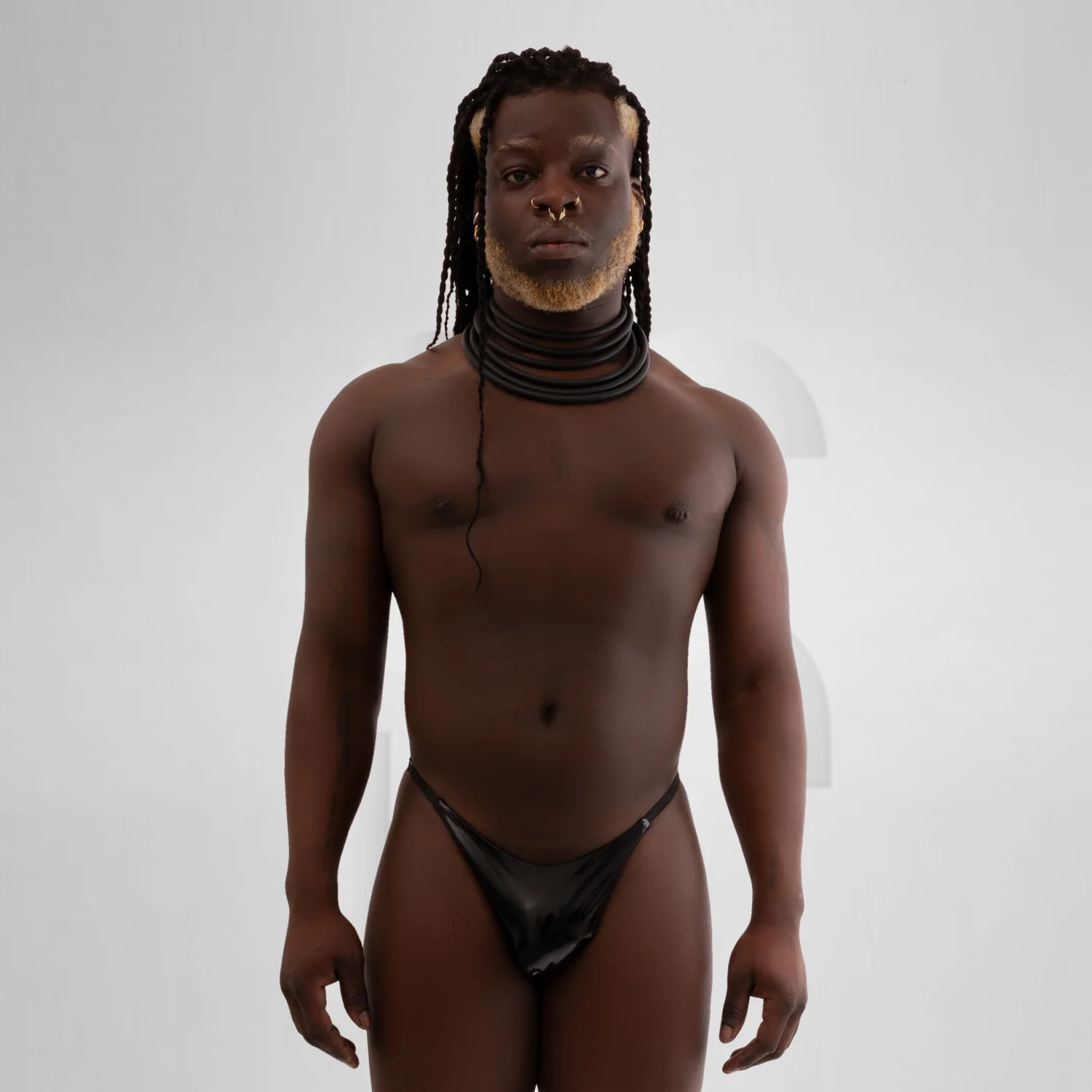 Vinyl Men's Thong - Image 3